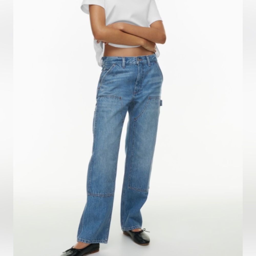 Denim Forum Carpenter Low Rise Loose Jeans size 25